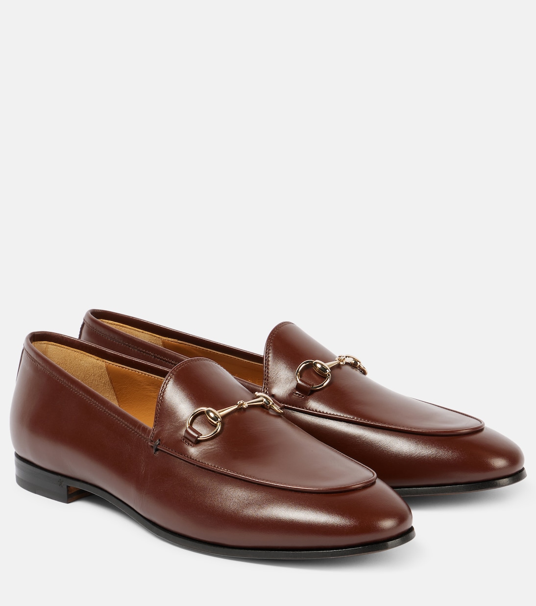 Loafers Gucci Jordaan Horsebit aus Leder | Gucci