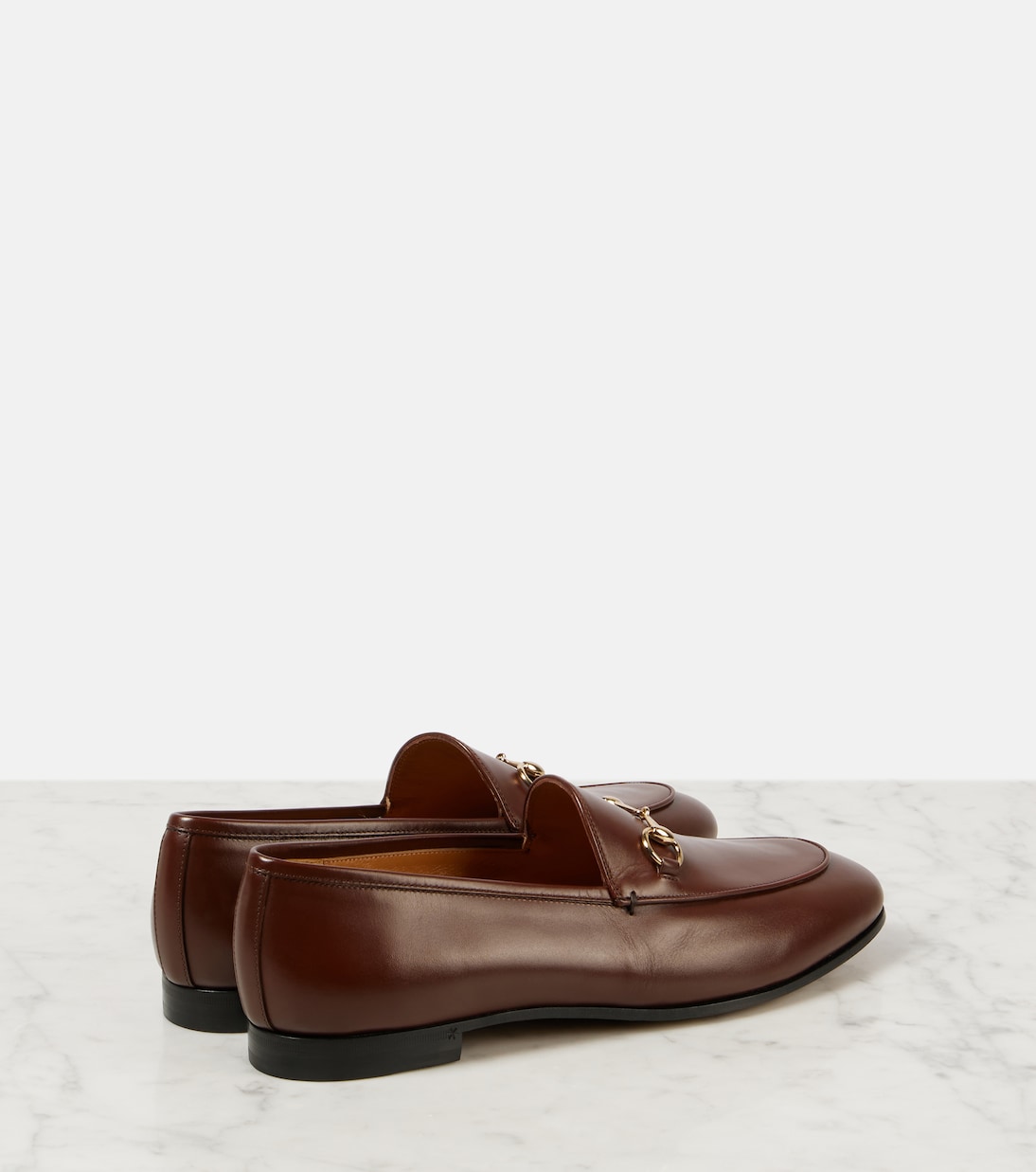 Loafers Gucci Jordaan Horsebit aus Leder | Gucci