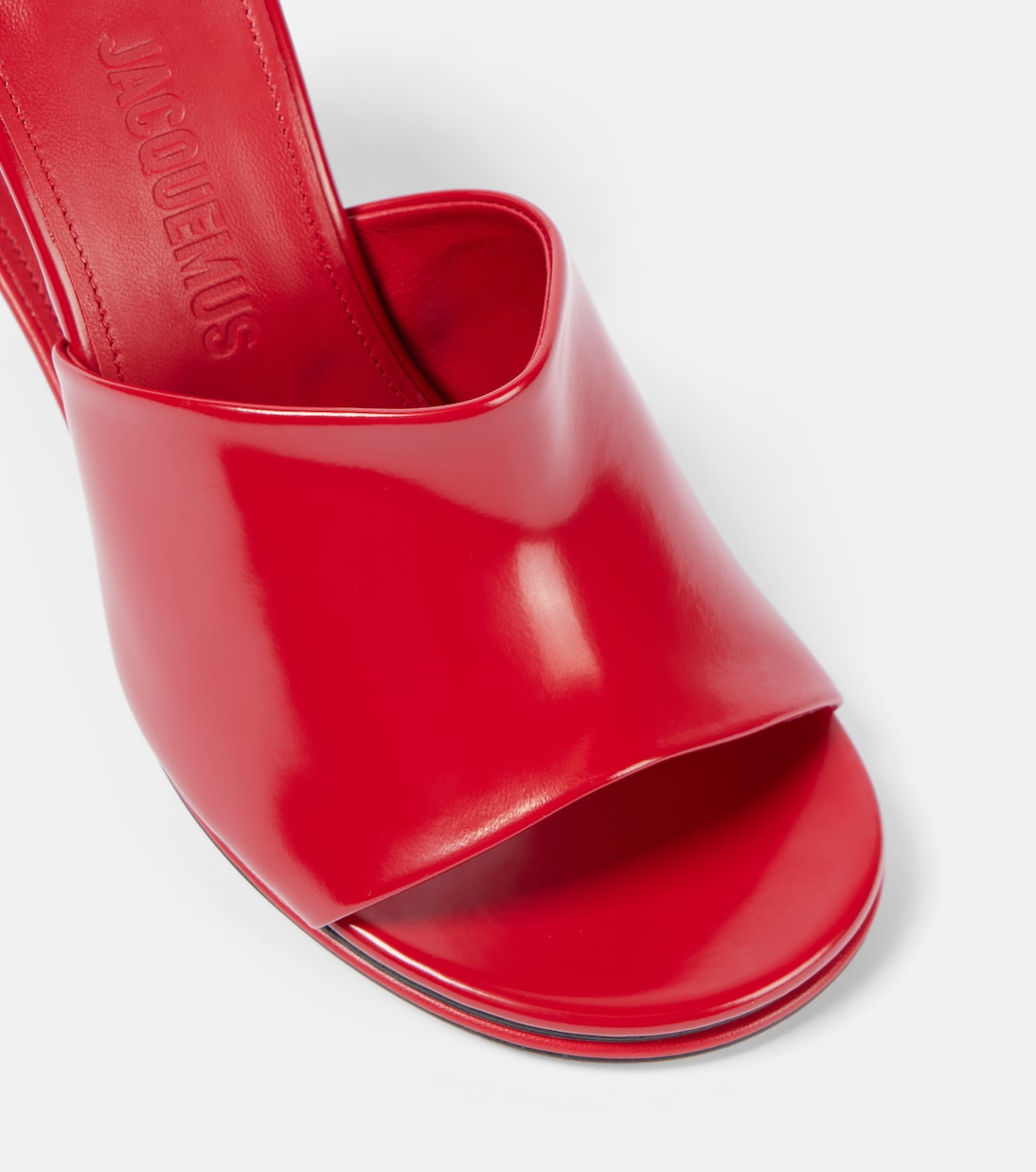 Pantoletten Les Doubles Mules aus Leder | Jacquemus