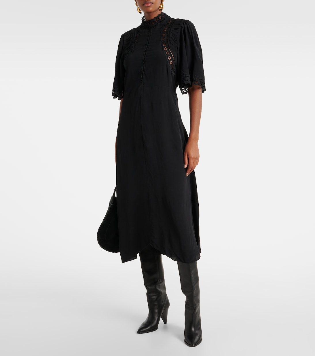 Abito midi Elidia con pizzo | Marant Etoile