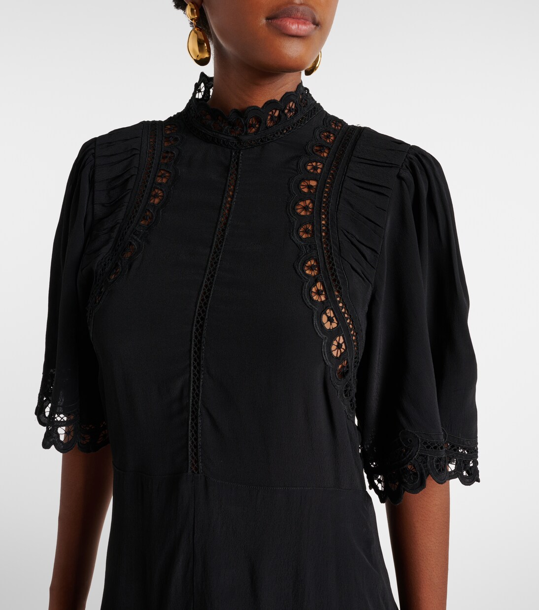 Abito midi Elidia con pizzo | Marant Etoile