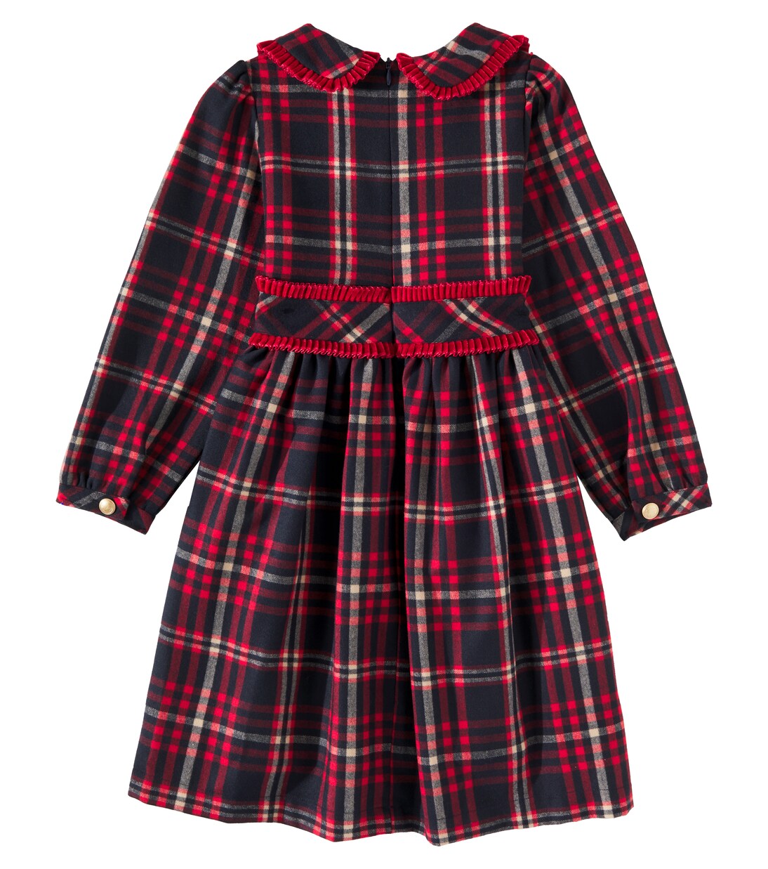 Ruffled tartan dress | Patachou