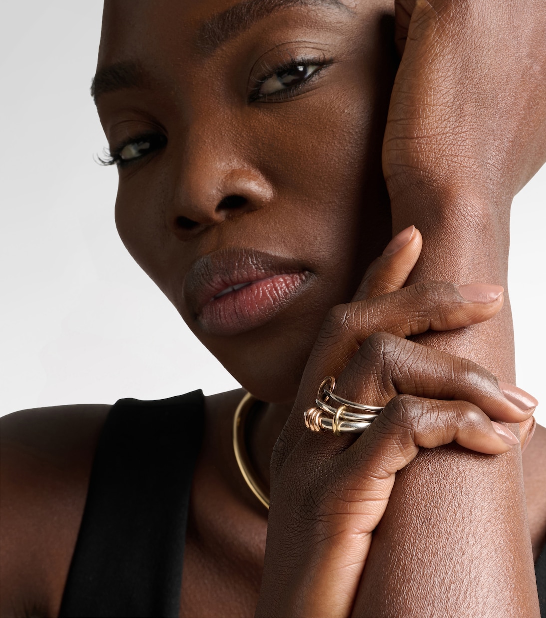 Orion sterling silver, 18kt gold, and 18kt rose gold ring | Spinelli Kilcollin