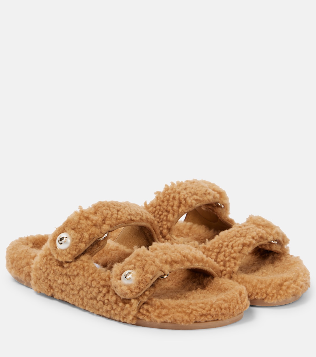 Sandalen Fayence aus Shearling | Jimmy Choo