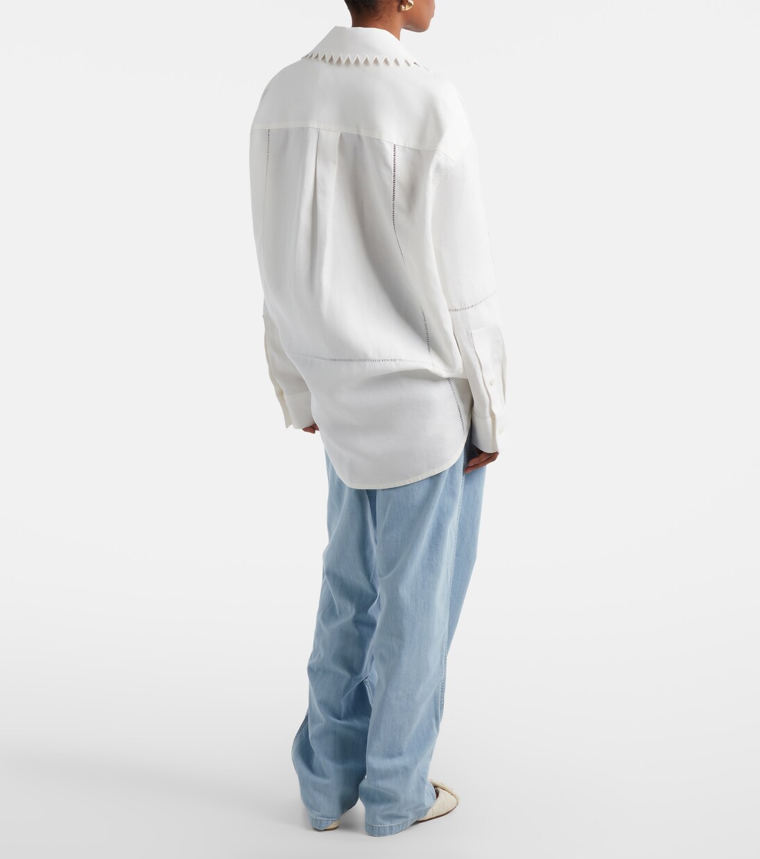 High-rise wide-leg jeans | Bottega Veneta