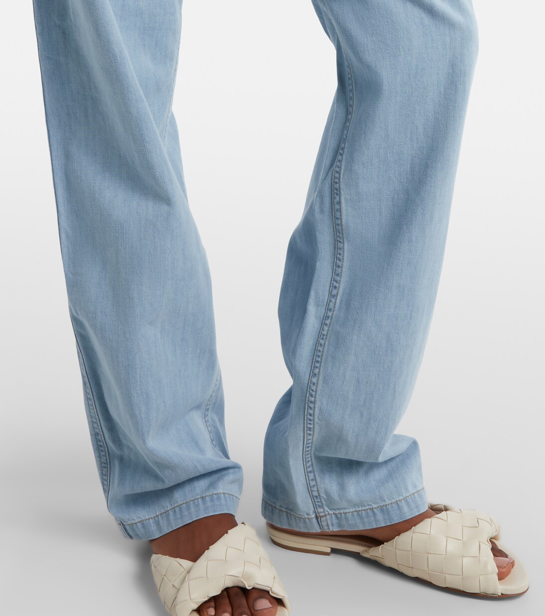 High-rise wide-leg jeans | Bottega Veneta