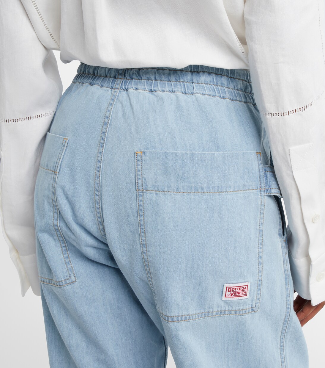 High-rise wide-leg jeans | Bottega Veneta