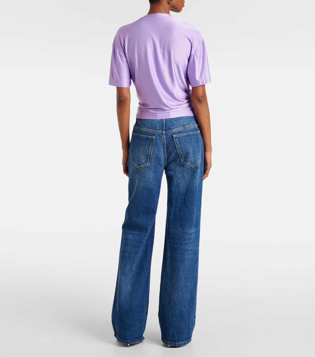 Cropped-Top mit Kristallen | Rabanne