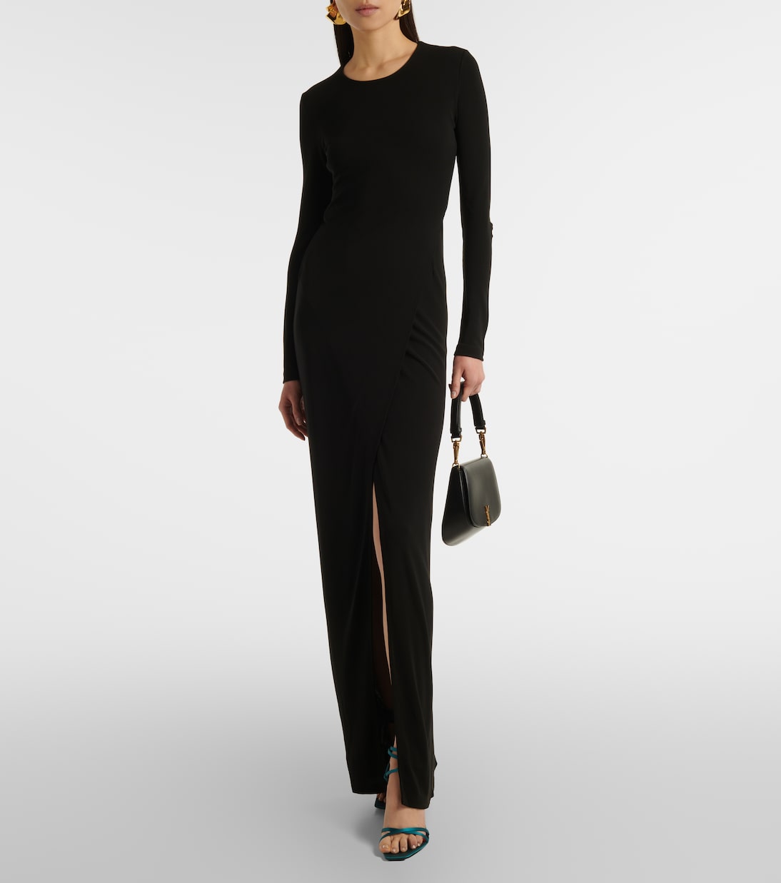 Sandales Opyum 110 en satin | Saint Laurent