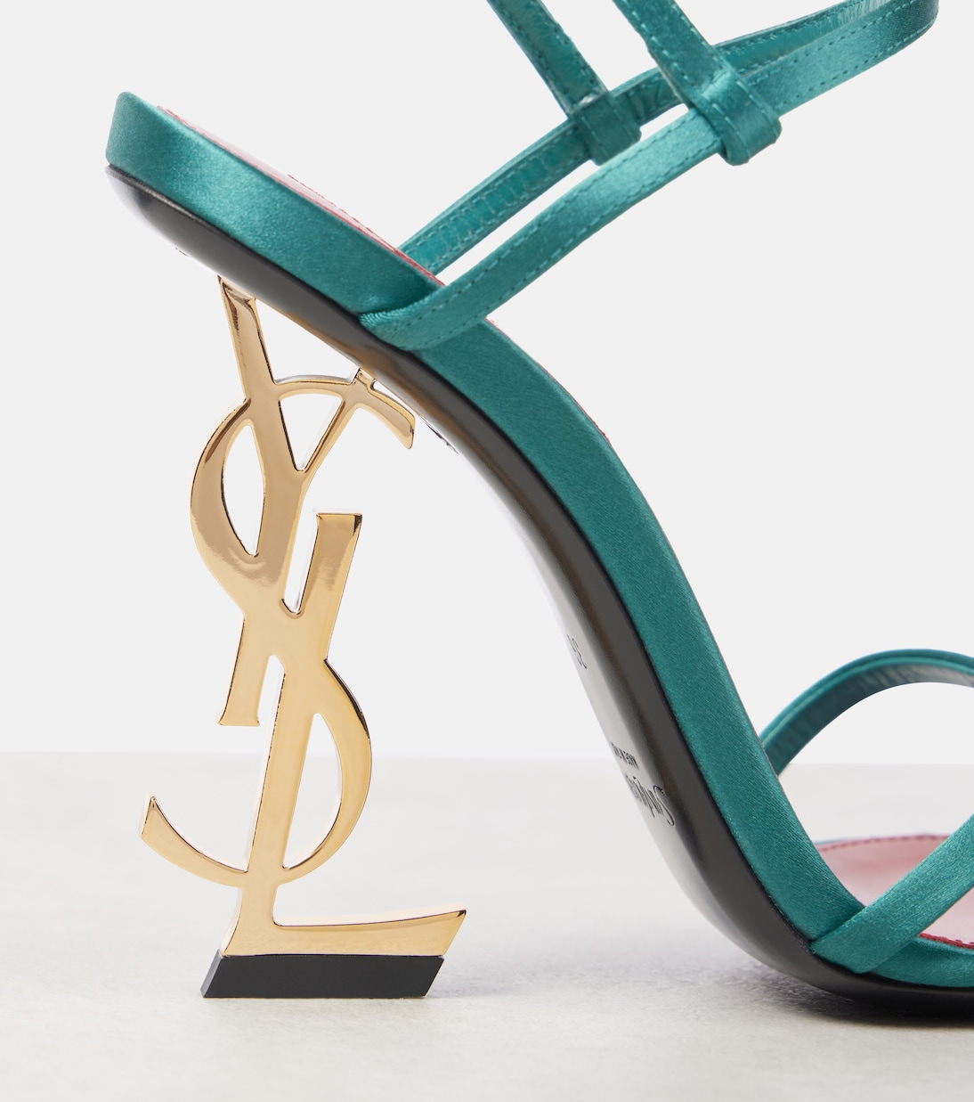 Sandales Opyum 110 en satin | Saint Laurent