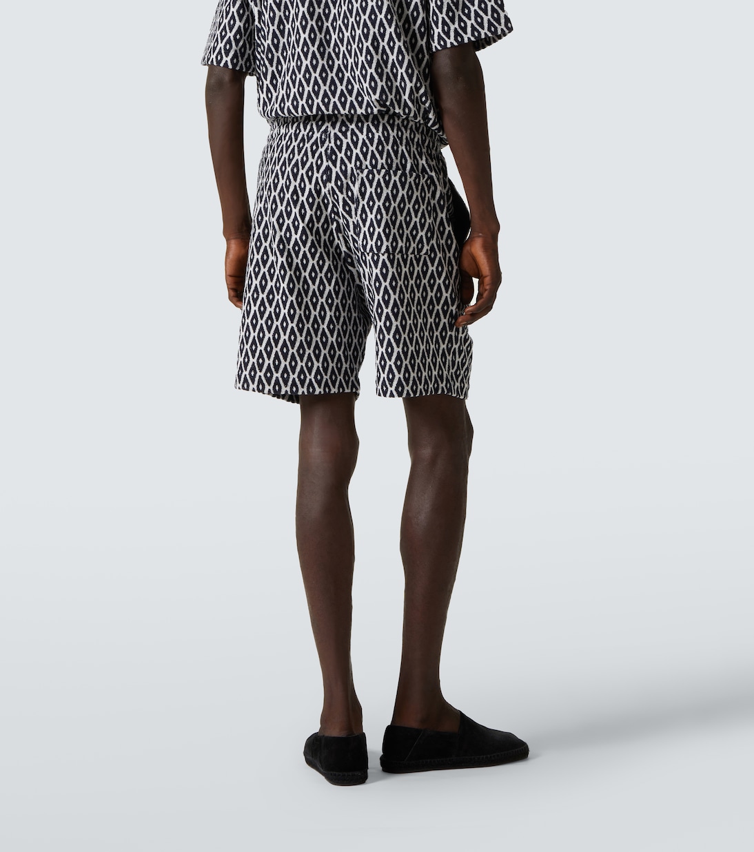 Printed cotton-blend terry shorts | Orlebar Brown