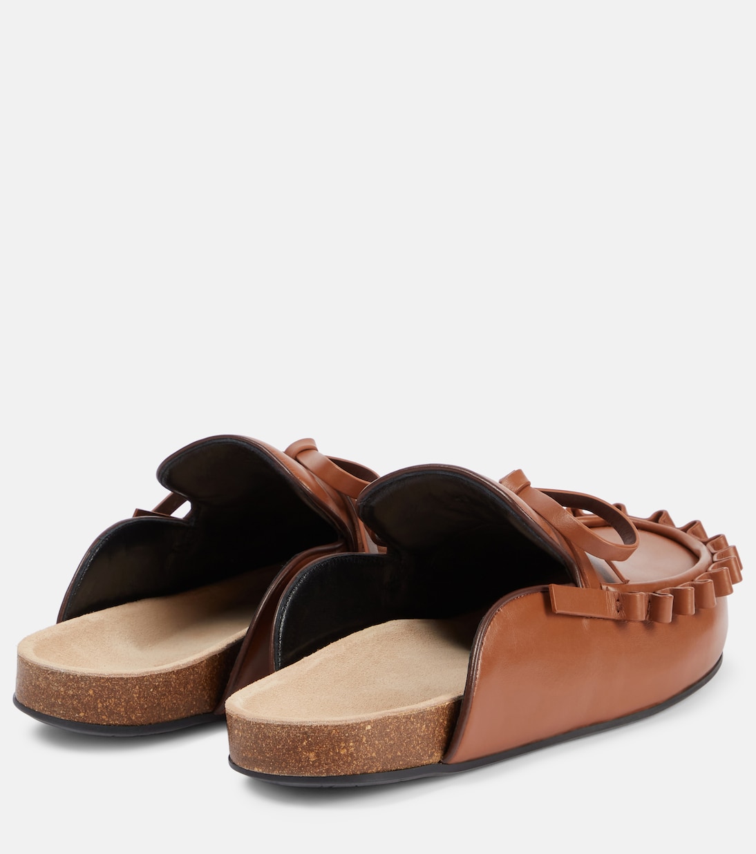 Ruffled leather mules | JW Anderson