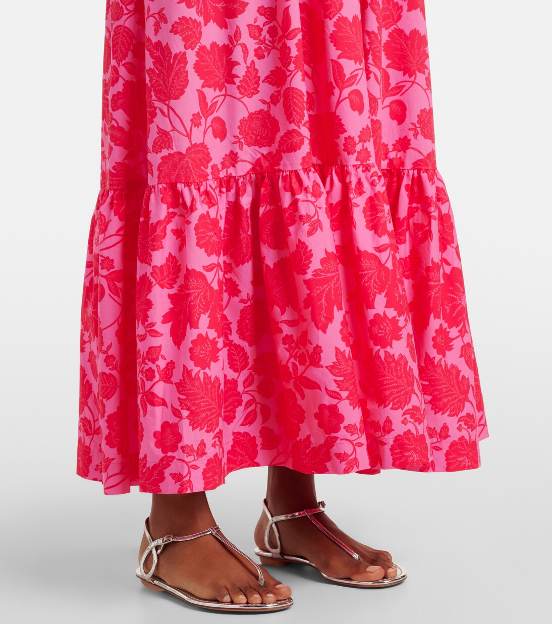 Robe longue Fairhaven en coton mélangé | Heidi Klein