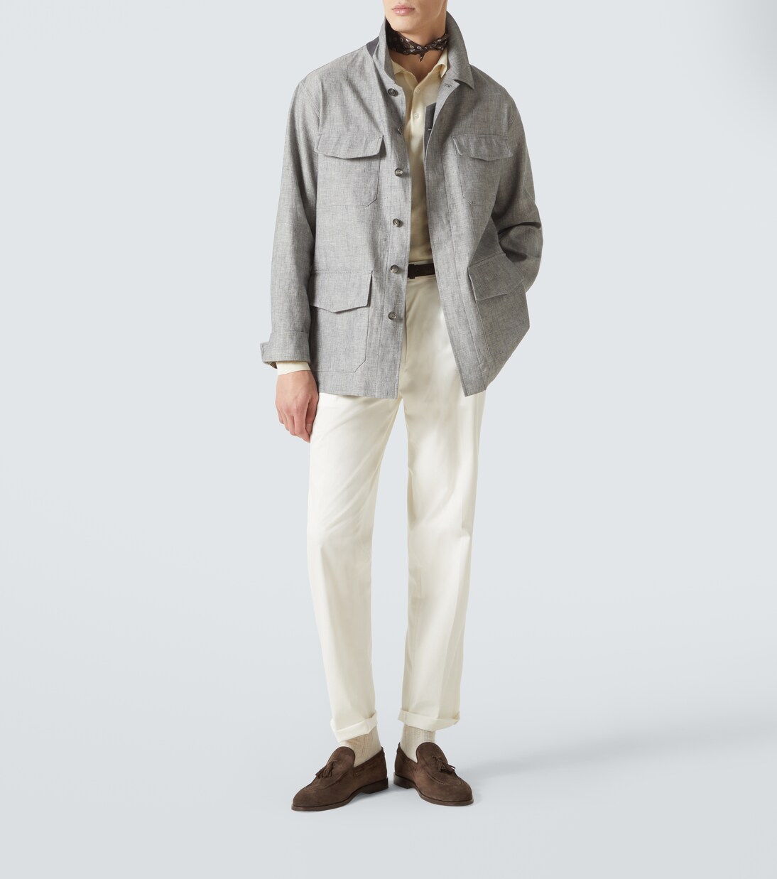 Linen field jacket | Dunhill