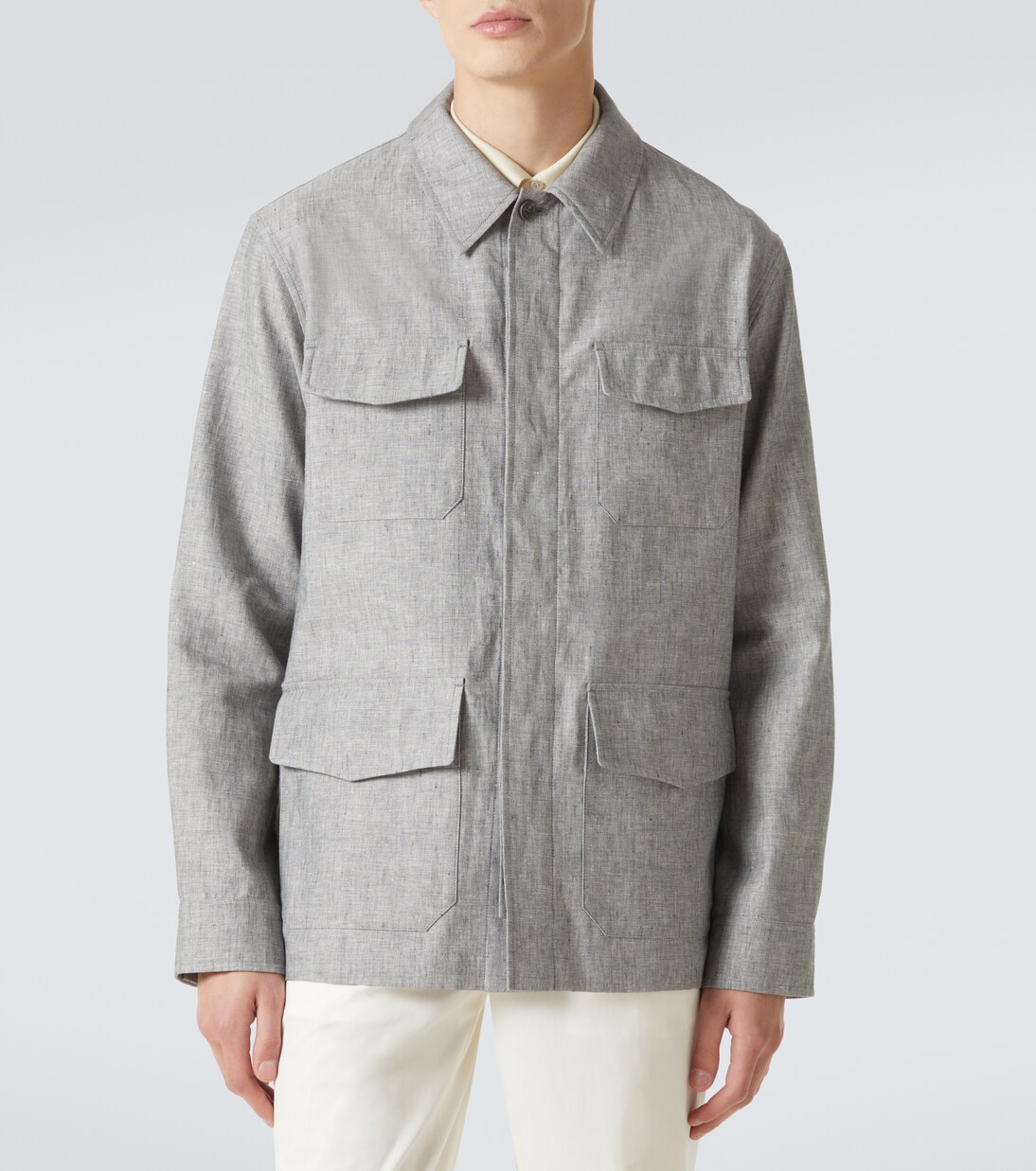 Linen field jacket | Dunhill