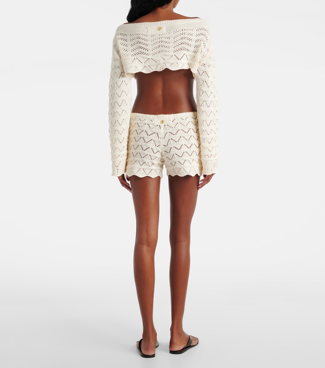 Cropped-Top Helena aus Häkelstrick | Bananhot