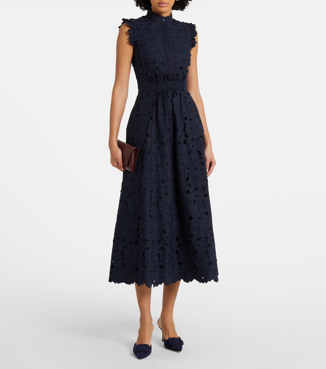 Midikleid aus Spitze | Erdem