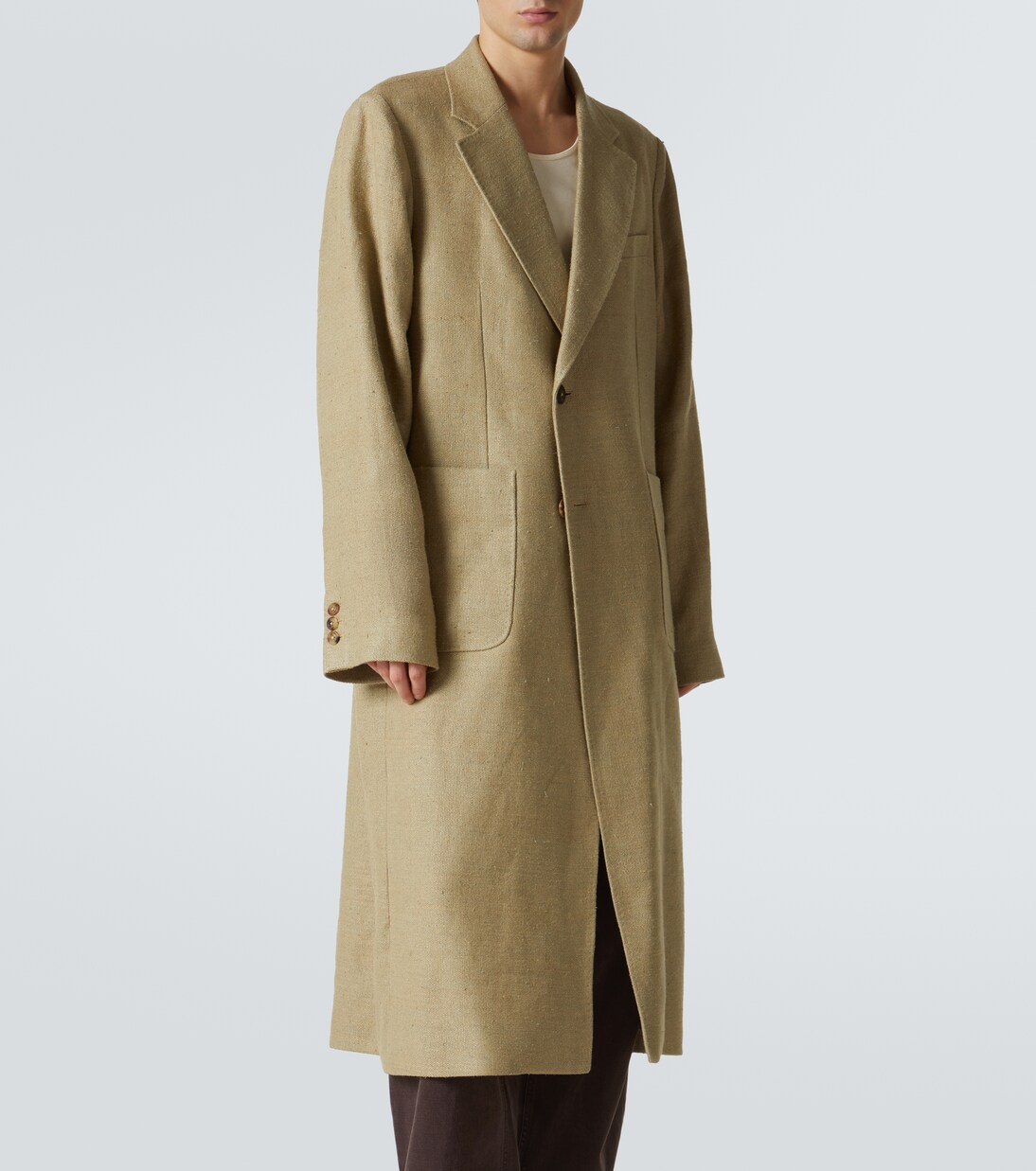 Robe 리넨 실크 오버코트 | Our Legacy