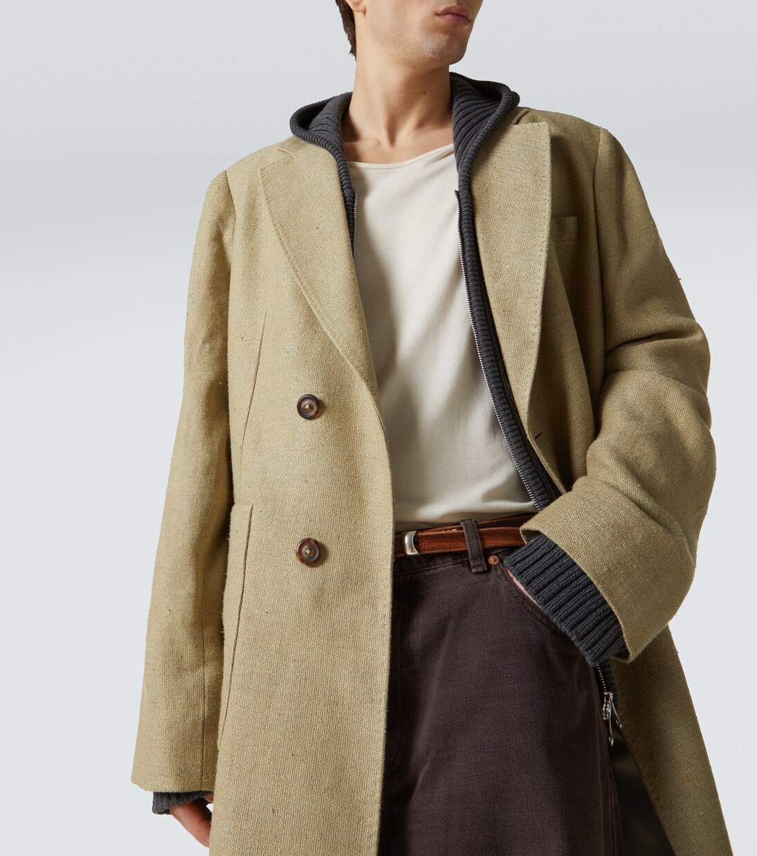 Robe 리넨 실크 오버코트 | Our Legacy