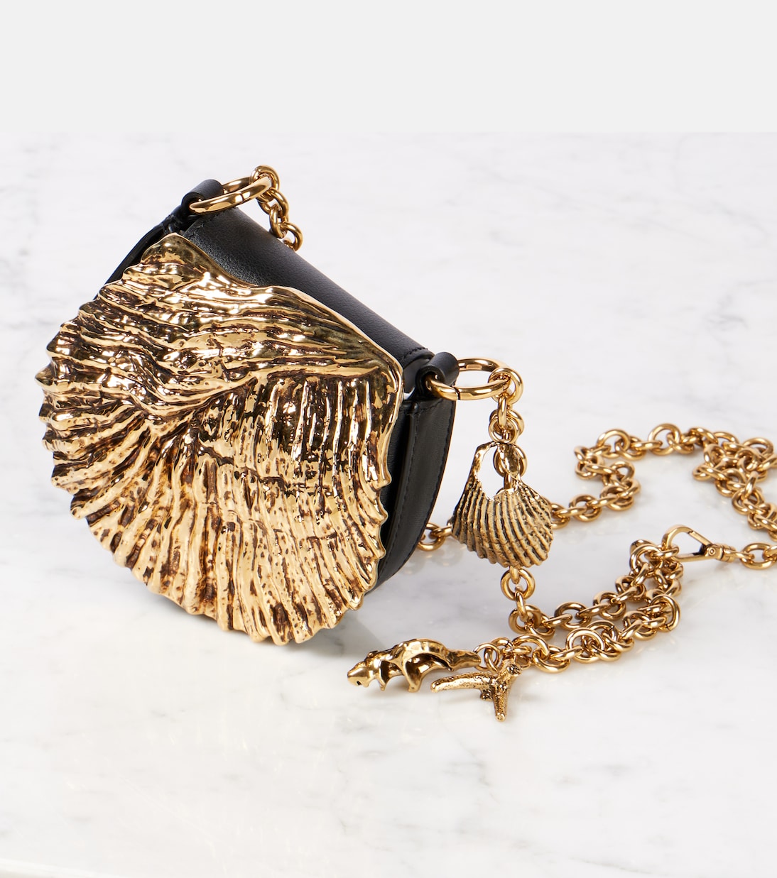 Sea Treasures Mini leather clutch | Chloé
