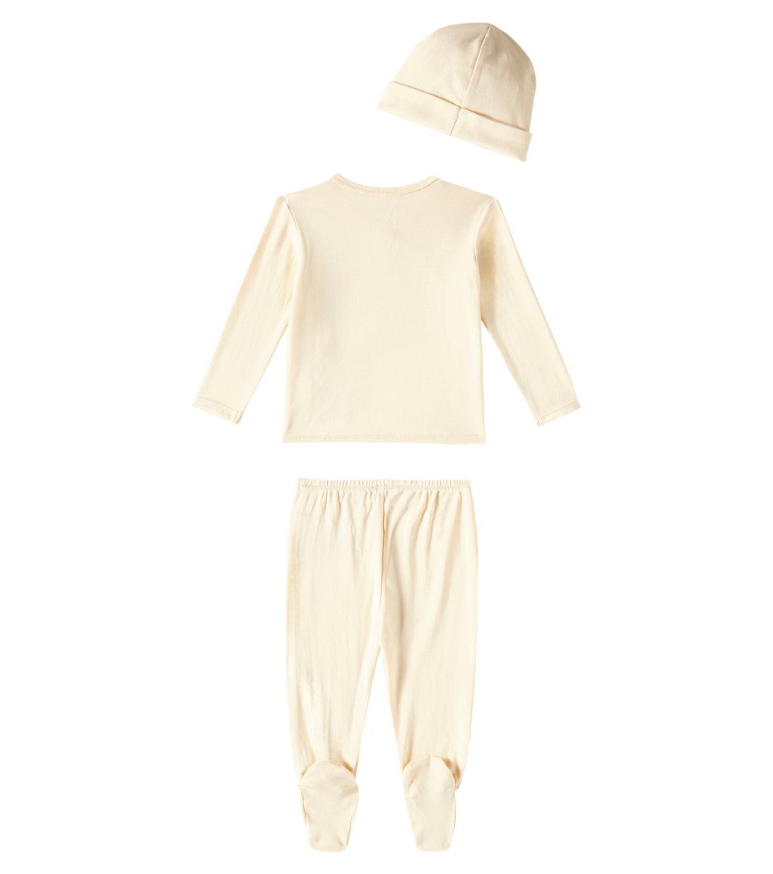 Baby cotton top, pants, beanie, and comforter set | Konges Sløjd
