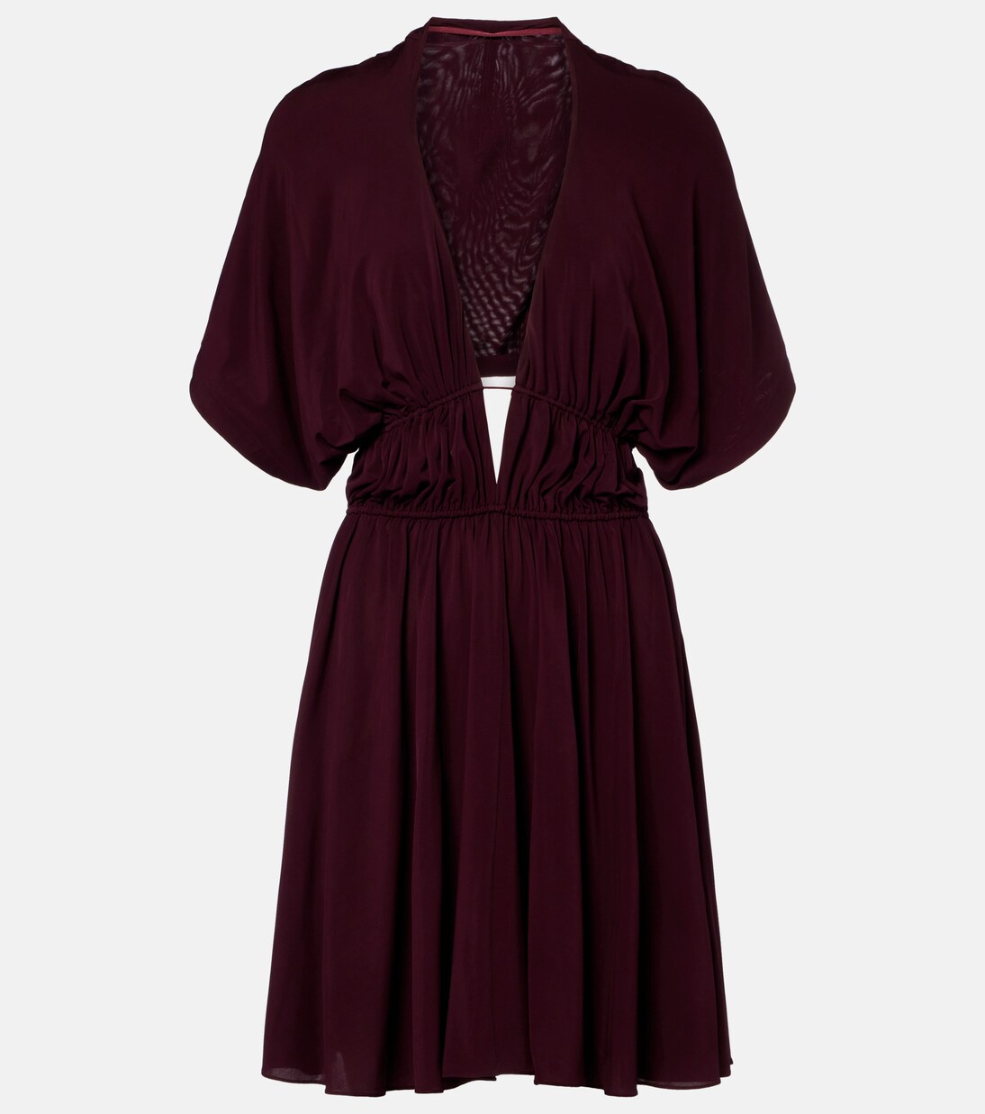 개더 오픈백 미니드레스 | Alaïa