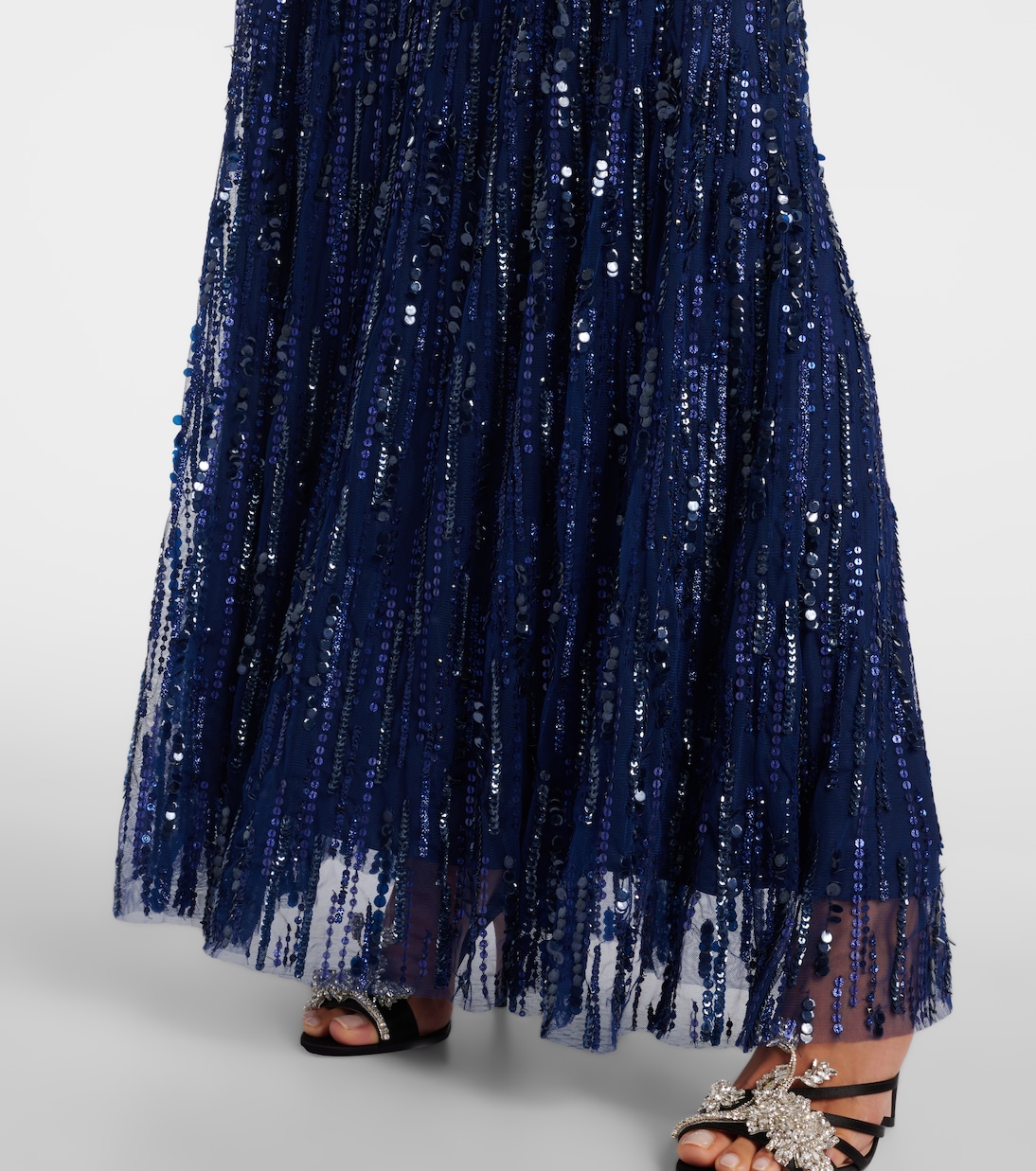 Robe longue Roxy à sequins | Jenny Packham