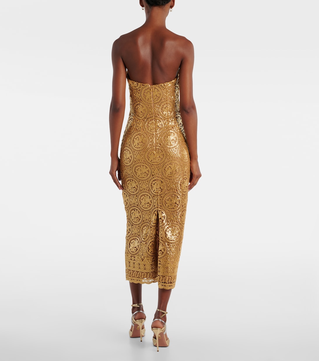 Robe midi Leila en guipure | Emilia Wickstead