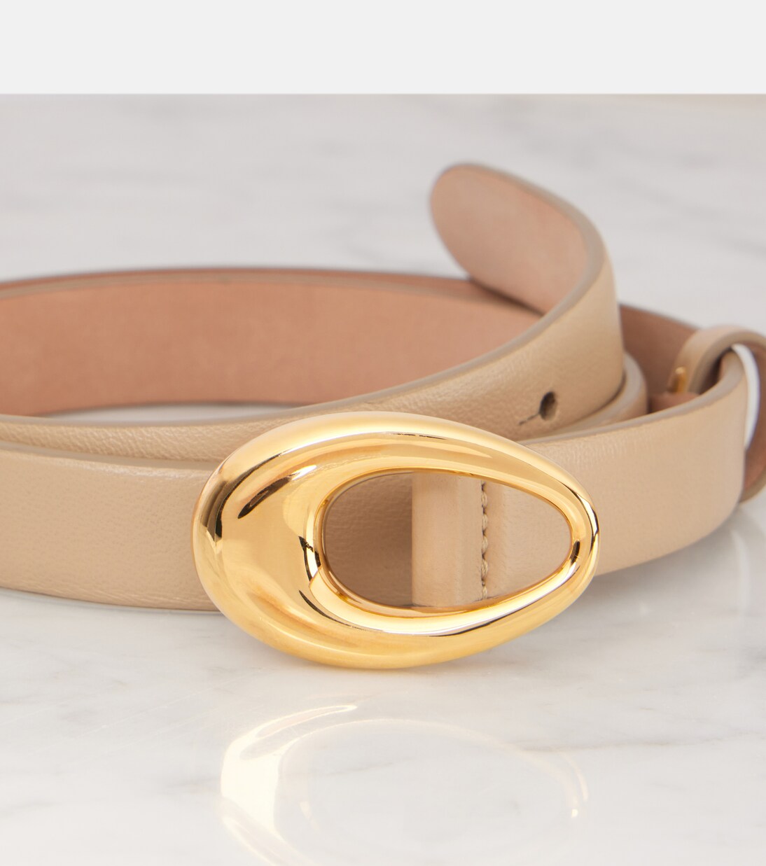 Olivia leather belt | Khaite