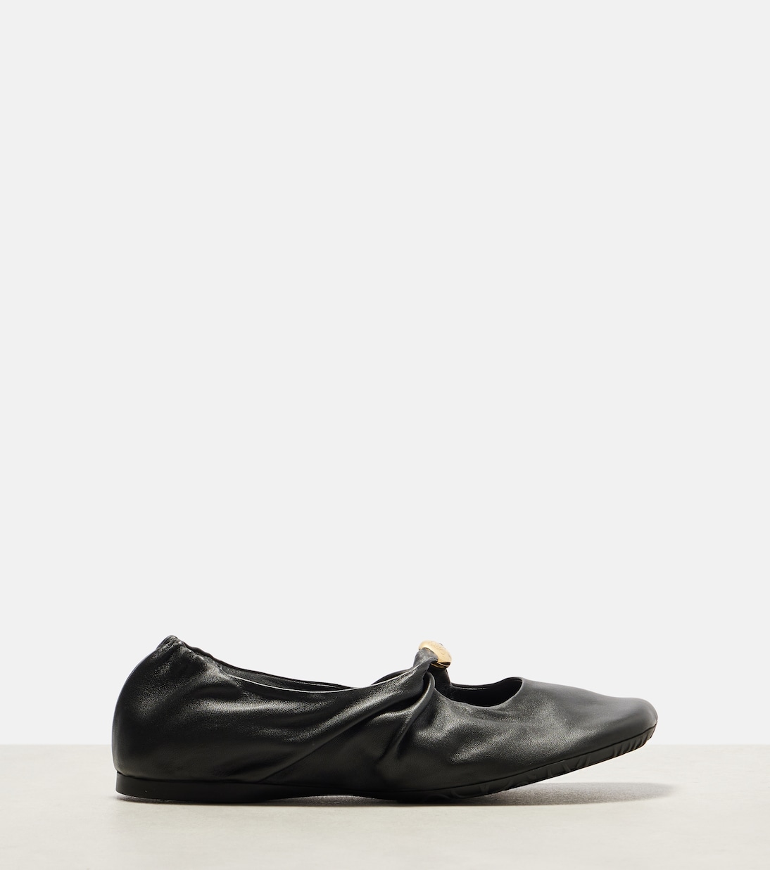 Pebble Soft leather ballet flats | Loewe
