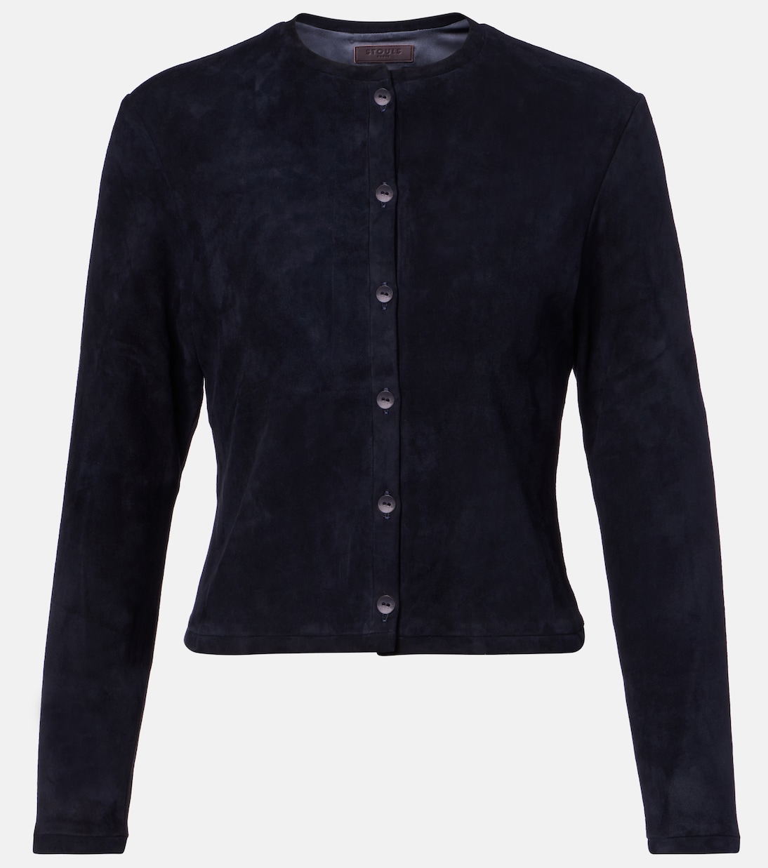 Cardigan Astrid 24 aus Veloursleder | Stouls