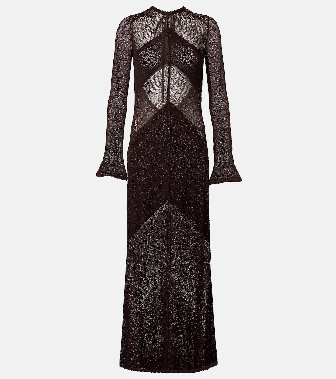 Vera knitted open-back maxi dress | Staud