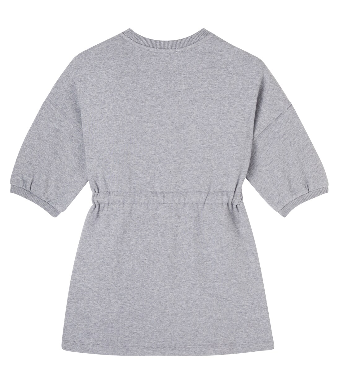 Logo cotton fleece dress | Chloé Kids