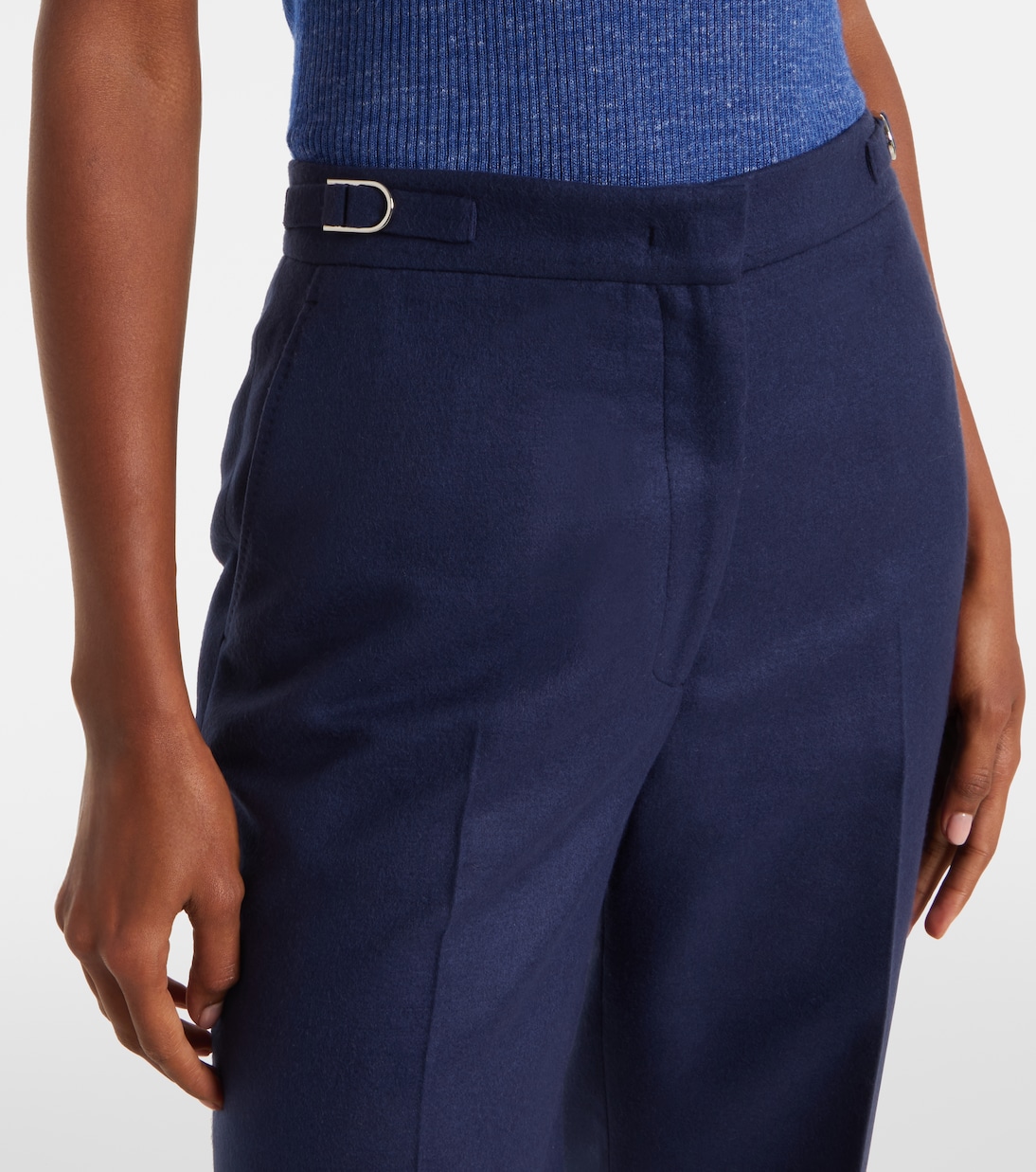 Pantaloni flared Vesta in seta | Gabriela Hearst