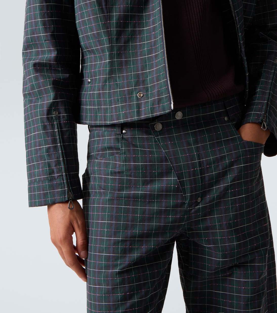 Pantalones anchos Kraner en mezcla de algodón | Kiko Kostadinov