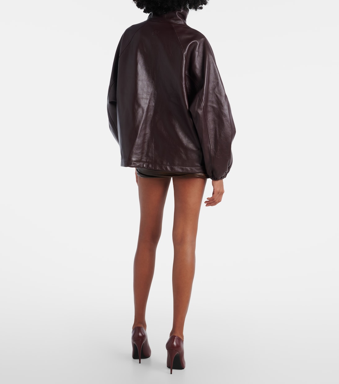 Oversize-Bomberjacke aus Leder | Magda Butrym