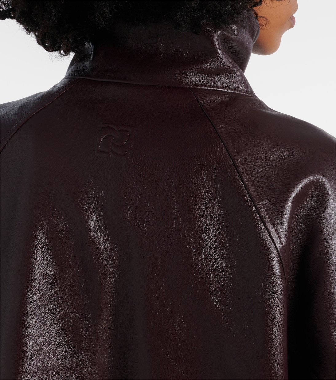 Oversize-Bomberjacke aus Leder | Magda Butrym