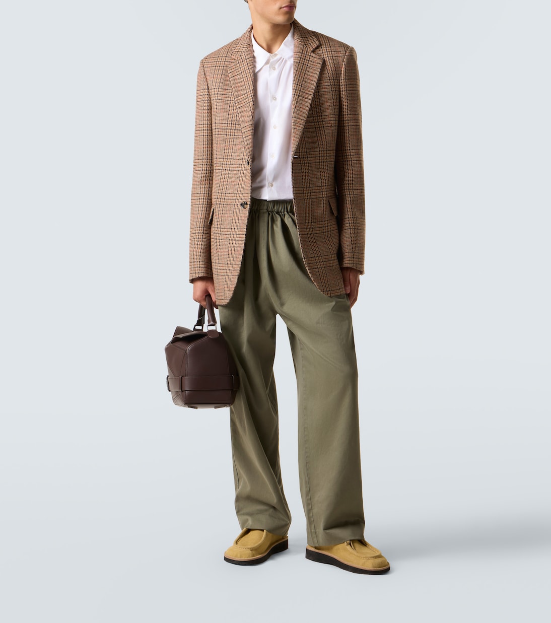 Prince of Wales check wool blazer | Loewe