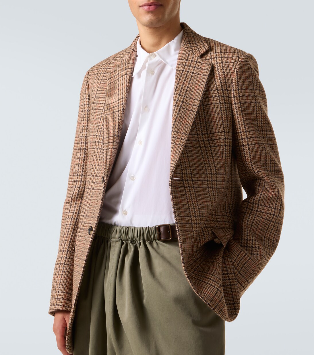 Prince of Wales check wool blazer | Loewe