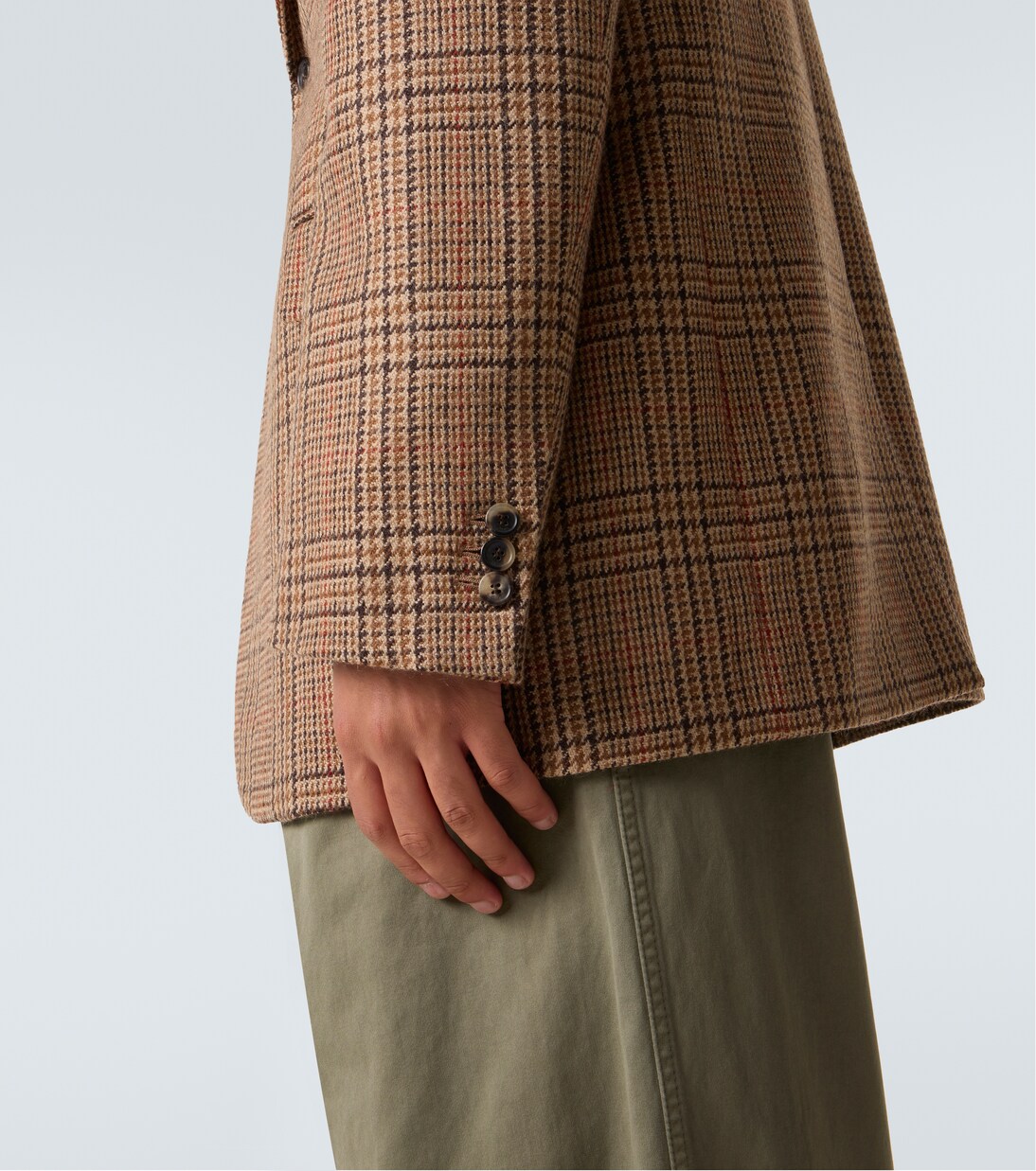 Prince of Wales check wool blazer | Loewe