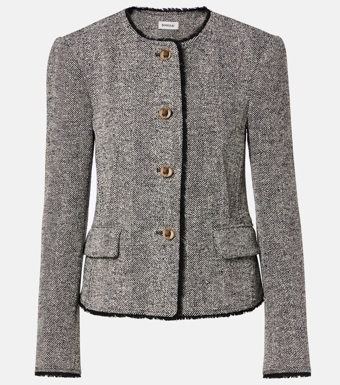 Ivie herringbone jacket | Simkhai