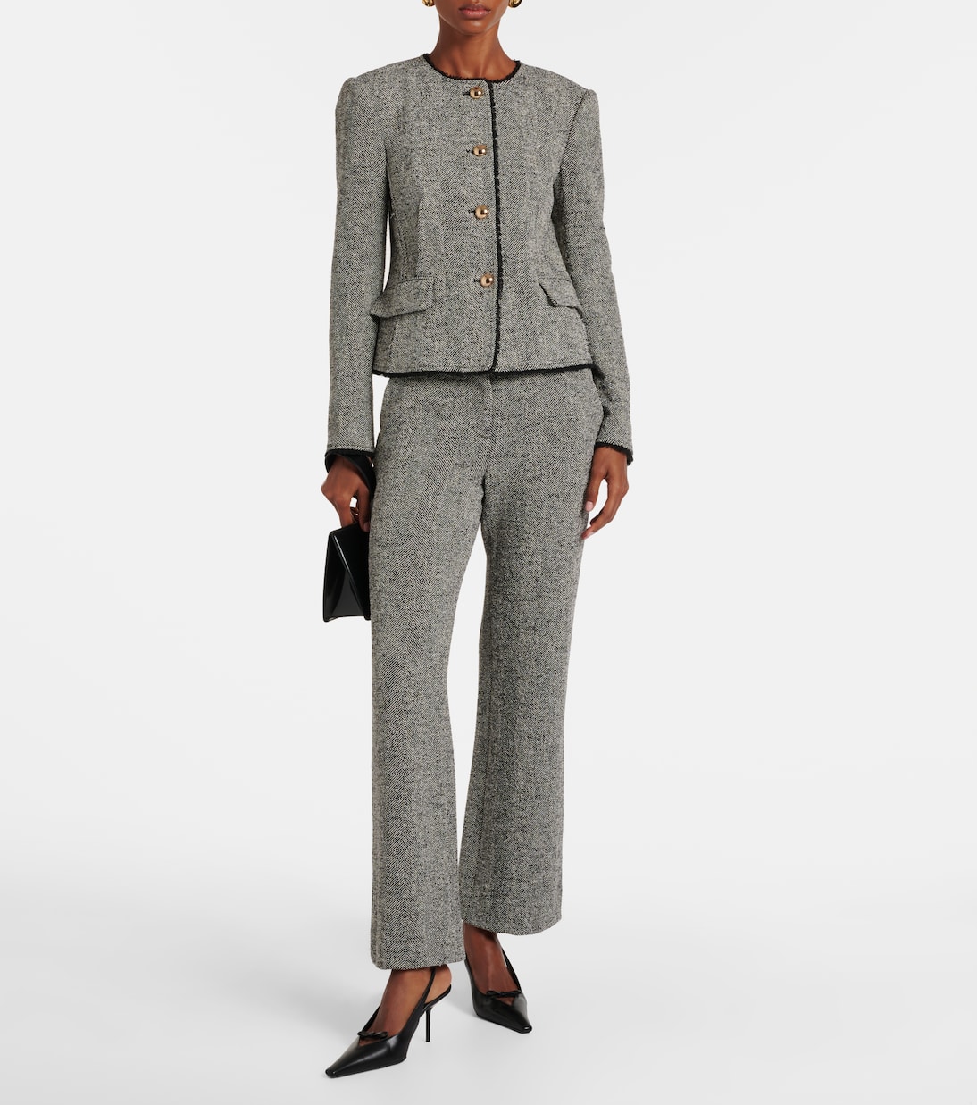 Ivie herringbone jacket | Simkhai