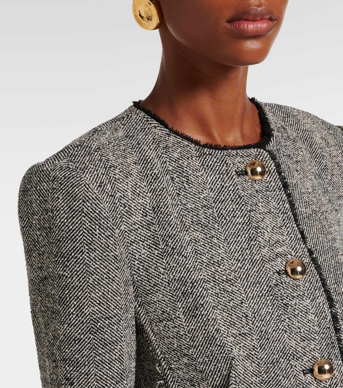 Ivie herringbone jacket | Simkhai