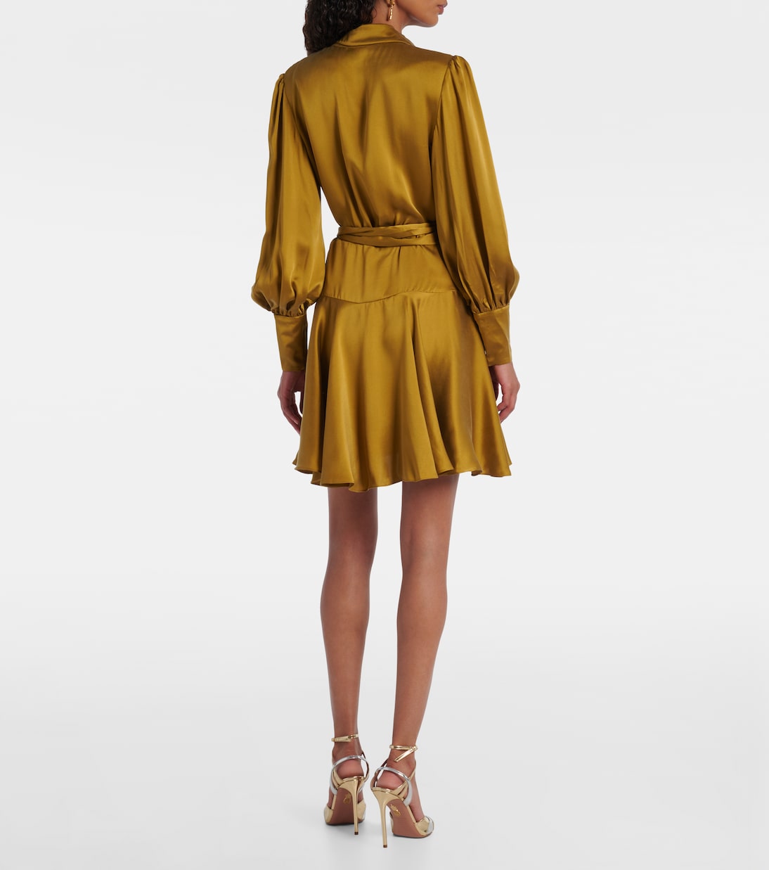 Wickelkleid aus Seidensatin | Zimmermann