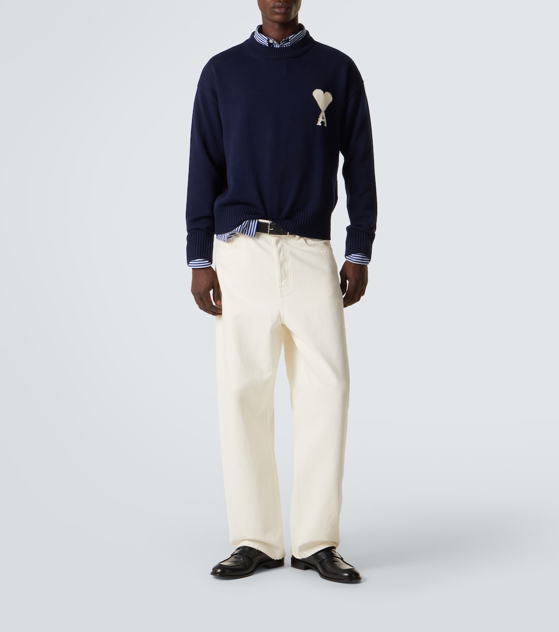 Ami de Cœur wool and cotton sweater | Ami Paris