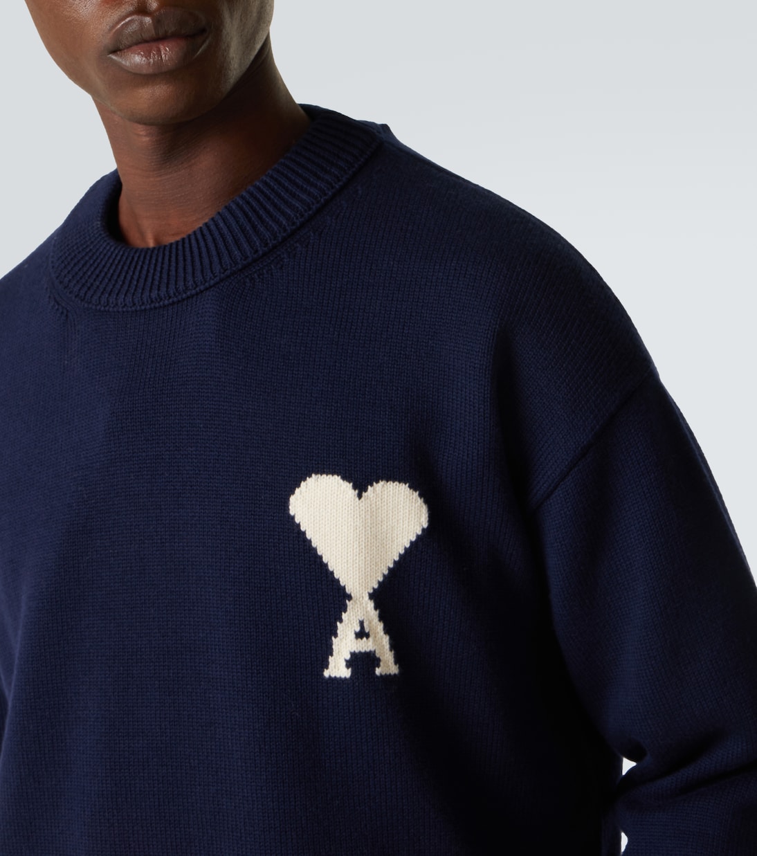 Ami de Cœur wool and cotton sweater | Ami Paris