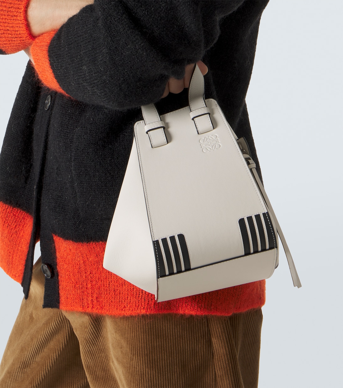 x Louis Wain Hammock leather top-handle bag | Loewe