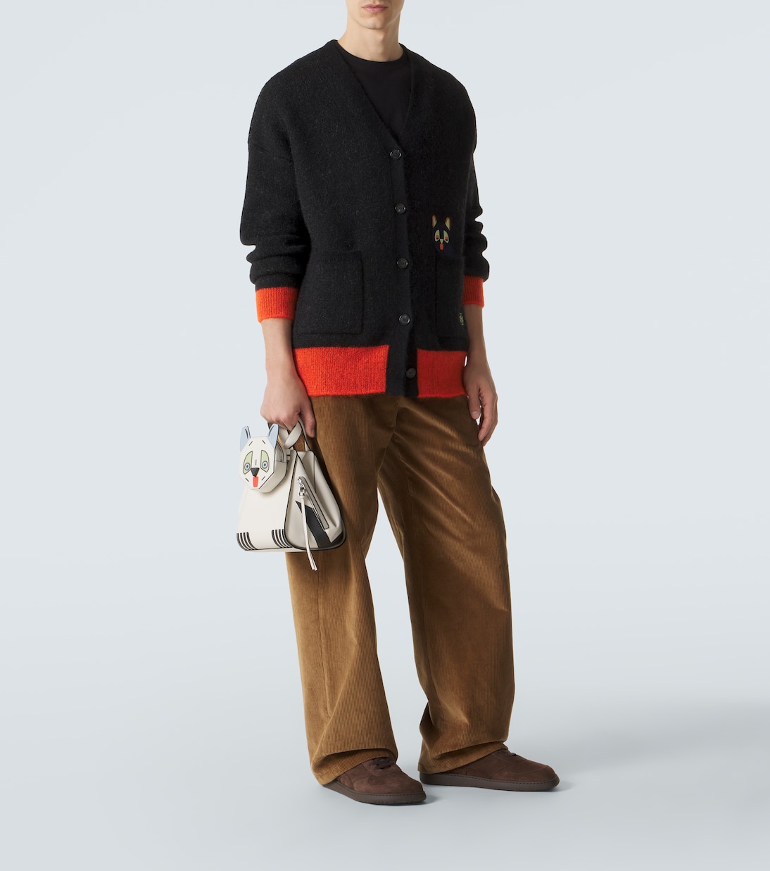 x Louis Wain Hammock leather top-handle bag | Loewe