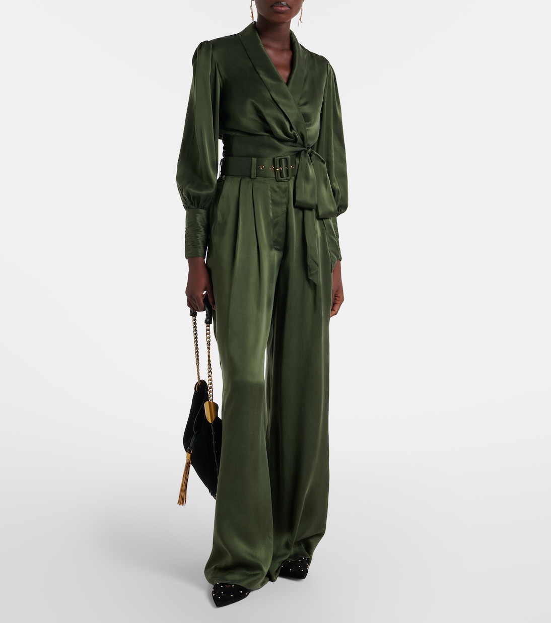 Aura studded suede mules | Zimmermann