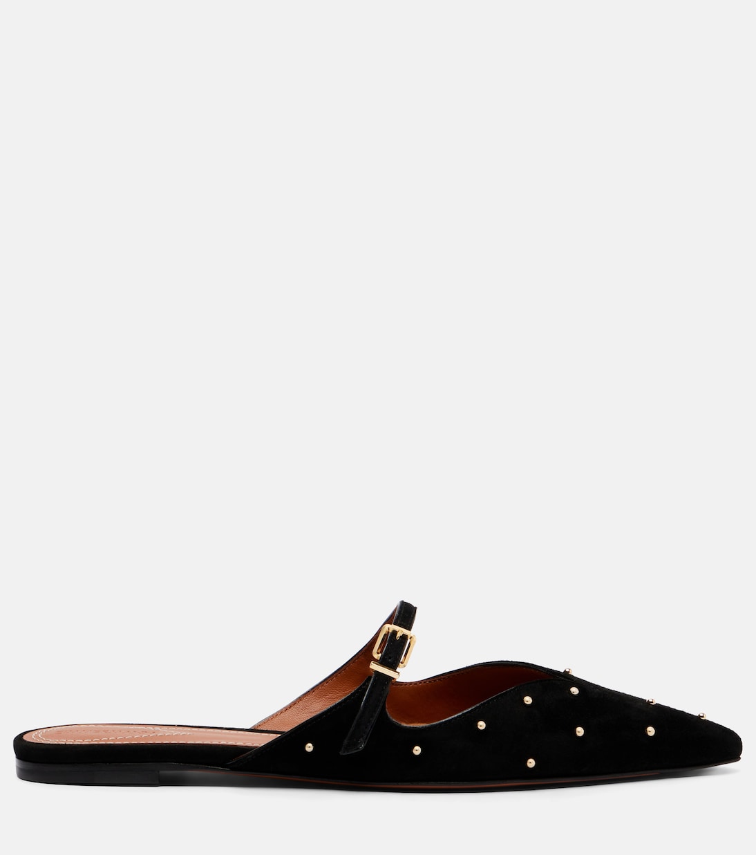 Aura studded suede mules | Zimmermann
